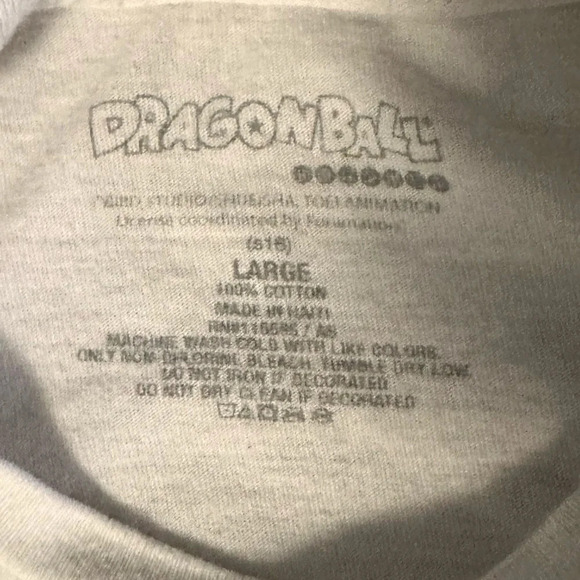 Dragonball tshirt, size large - Picture 2 of 3